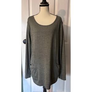 Toad & Co Long Sleeve Intermezzo Pullover Sweater Women's Large Pockets